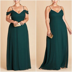 Birdy Grey Emerald Green Convertible Strap Bridesmaid Dress
